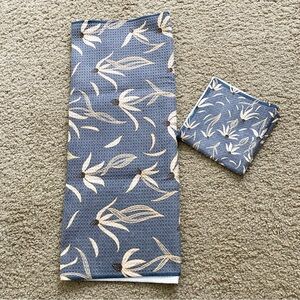 NWOT Geometry Echinacea Tea Towel and Dish Cloth